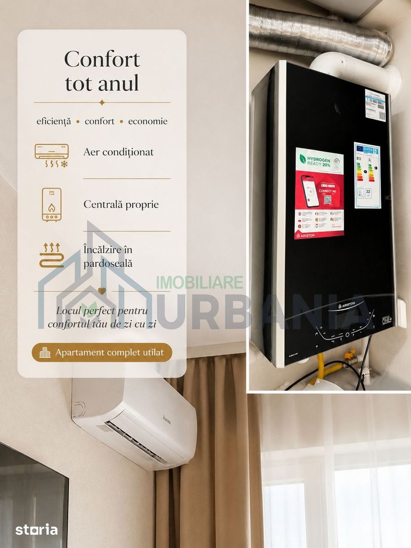 Apartament 1 cameră, 47 mp – Royal Town Iași | Bloc nou, primul chiriaș - Poză 20
