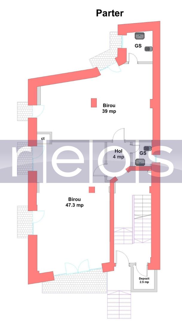 VILA PREMIUM FLOREASCA | 385MP | CURTE PROPRIE-PARCARE | IDEAL BIROURI - Schiță 35