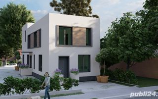 Vand casa renovabila Brancoveanu, teren 411 mp - Poză 1