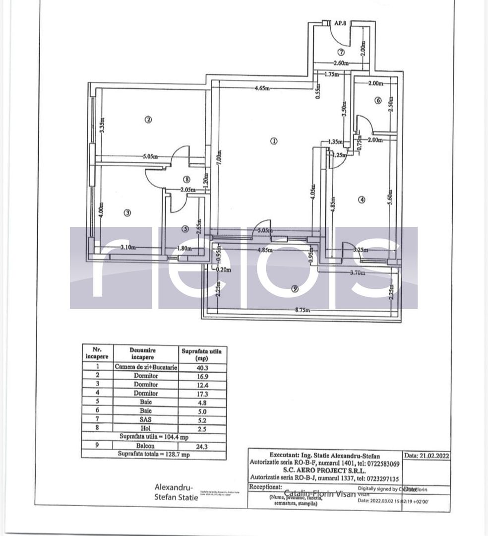 VANZARE 4 CAMERE | 129 MP UTILI | 24 MP TEREASA | EROU IANCU NICOLAE - Poză 19