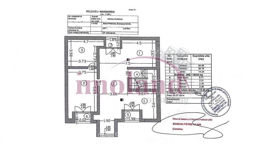 Vila - 8 camere - inchiriere - Corbeanca - Schiță 16
