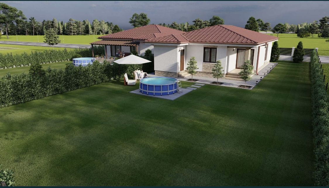 Casa, case semifinisate, la rosu, fundatie, complex rezodential Amati - Poză 5