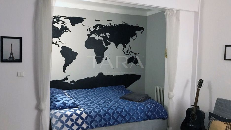 Apartament 1 cameră, nișă de dormit, renovat, Facultatea de Litere. - Poză 2