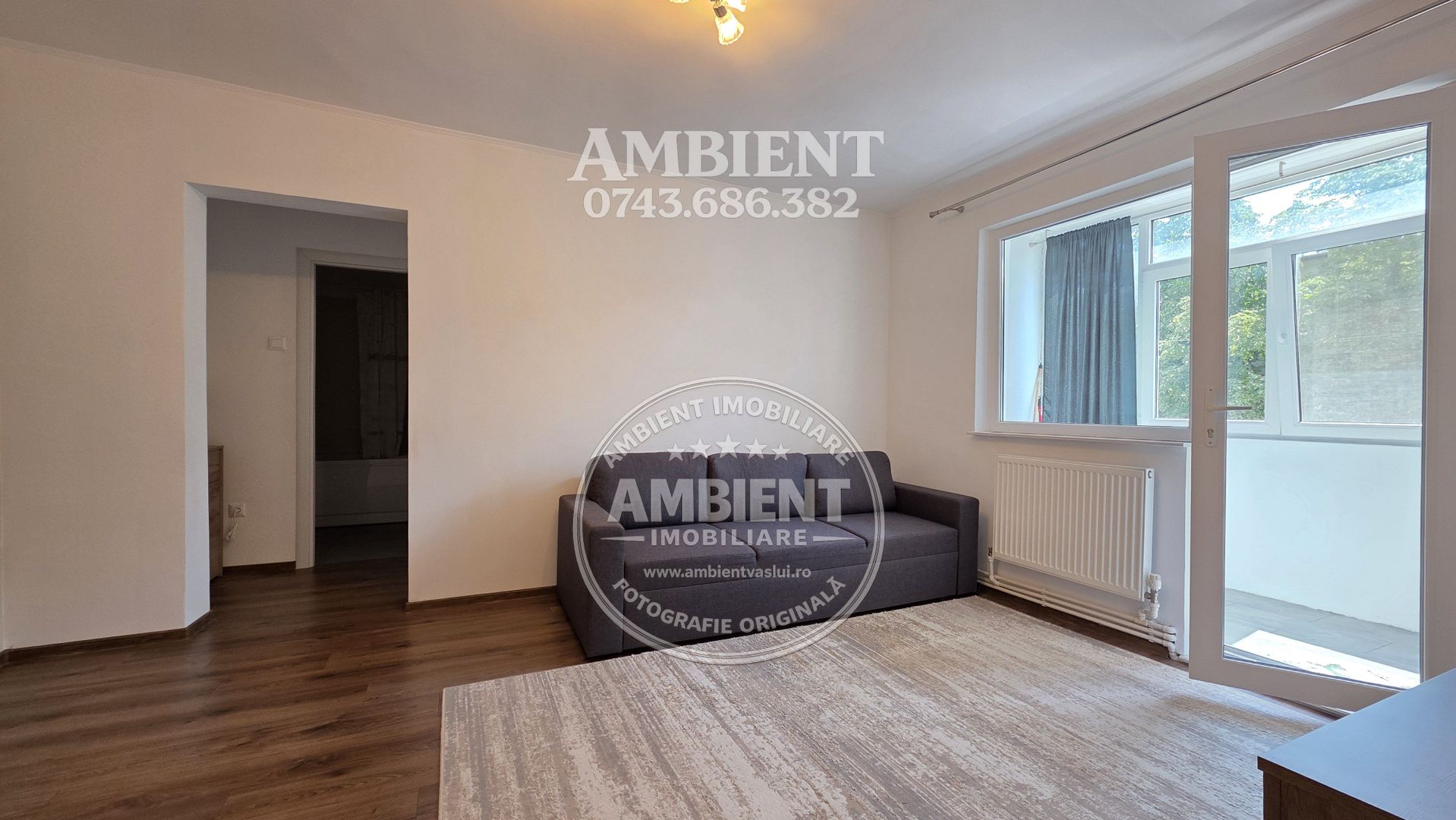 Apartament cu 2 camere, etaj 3, mobilat și utilat, VASLUI - zona CENTRU; - Poză 3