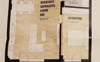 Apartament 2 camere | 52mp | Zona OMV - Poză 7