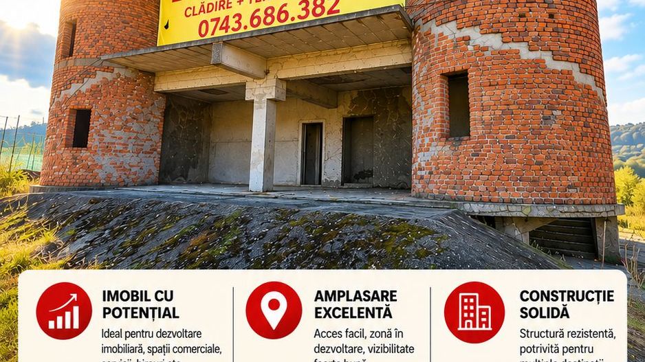 Clădire D+P+1E – ideală pentru hotel, clinică, birouri sau apartamente! - Poză 1