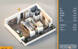 Apartament Spatios 2 camere Th. Pallady Comision 0 - Poză 3