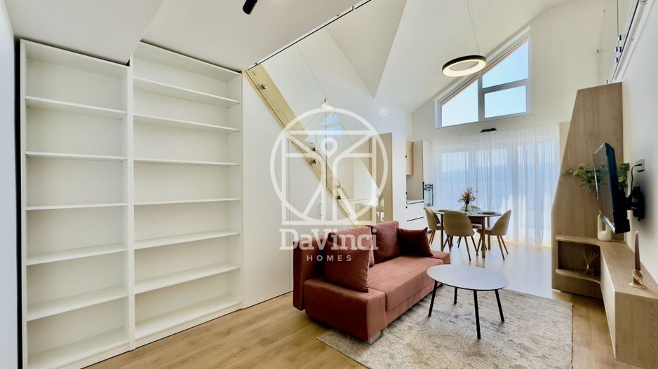 Penthouse 3 camere, intabulat, mobilat si utilat (NCL-29D-Ra-ap.8) - Poză 1