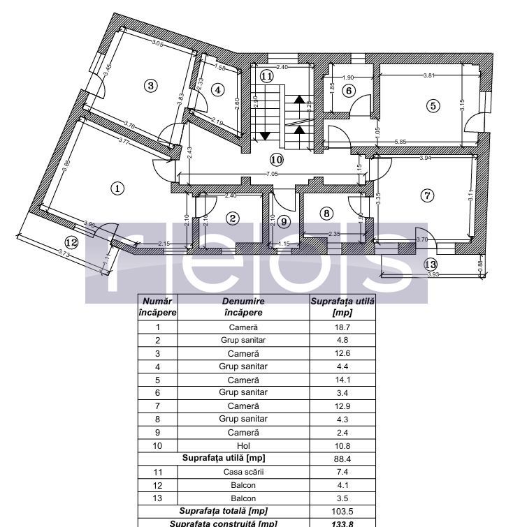 VANZARE- VILA  S+P+1+2+M | ZONA MALL -  VITAN - Poză 12