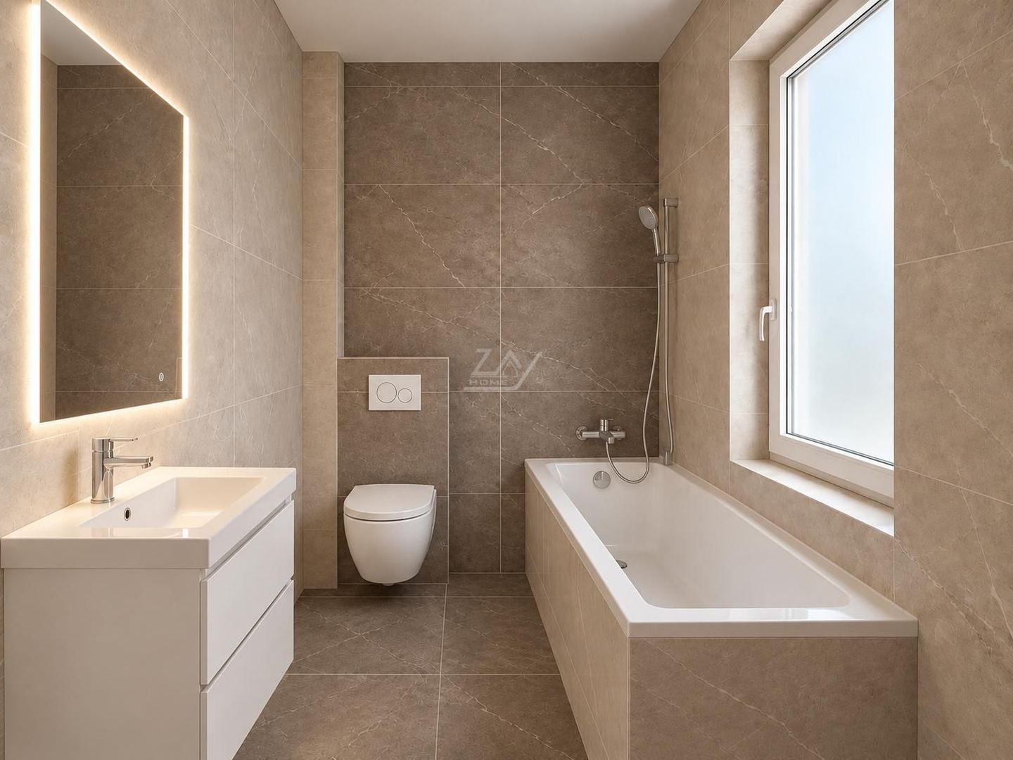 Apartament nou ESO. 3 camere si 2 bai. Bucatarie separata. Etaj intermediar. - Poză 5