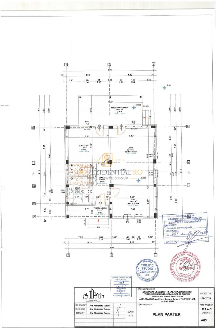 Vila individuala, 5 camere, 392 mp teren, Comuna Berceni - Schiță 8