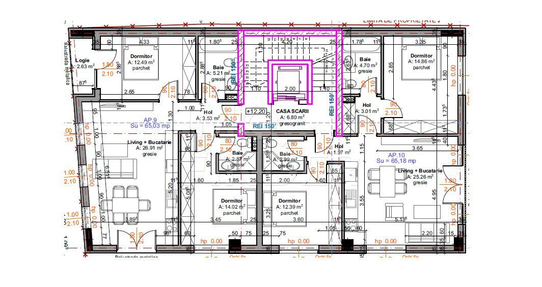 Vanzare 2 camere 59 mp + terasa 18 mp,  Marasti, zona benzinaria MOL - Poză 5