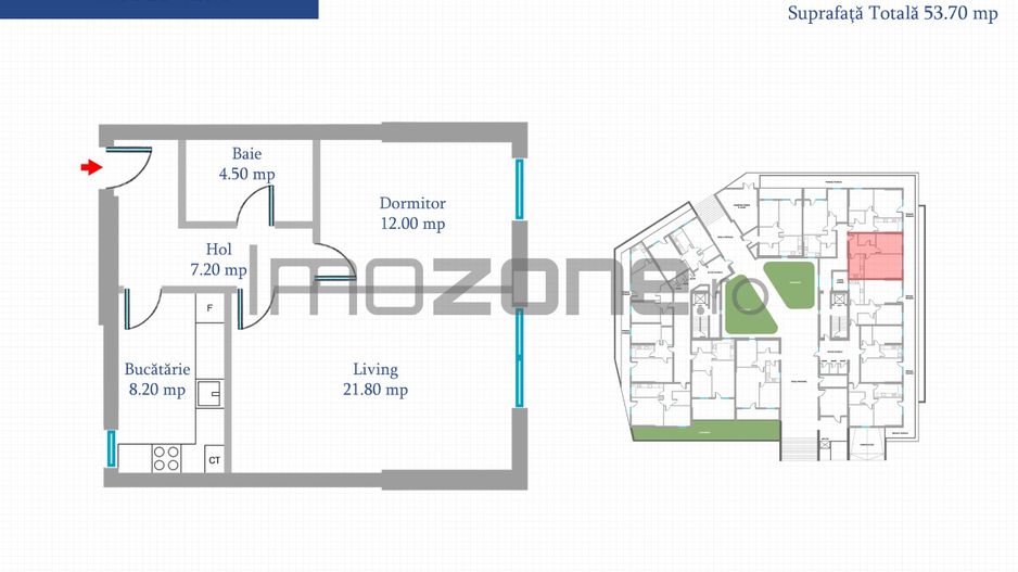 Apartament 2 Camere | 57 mp | Bloc Nou | Metrou Pacii / Preciziei | Militari - Poză 8