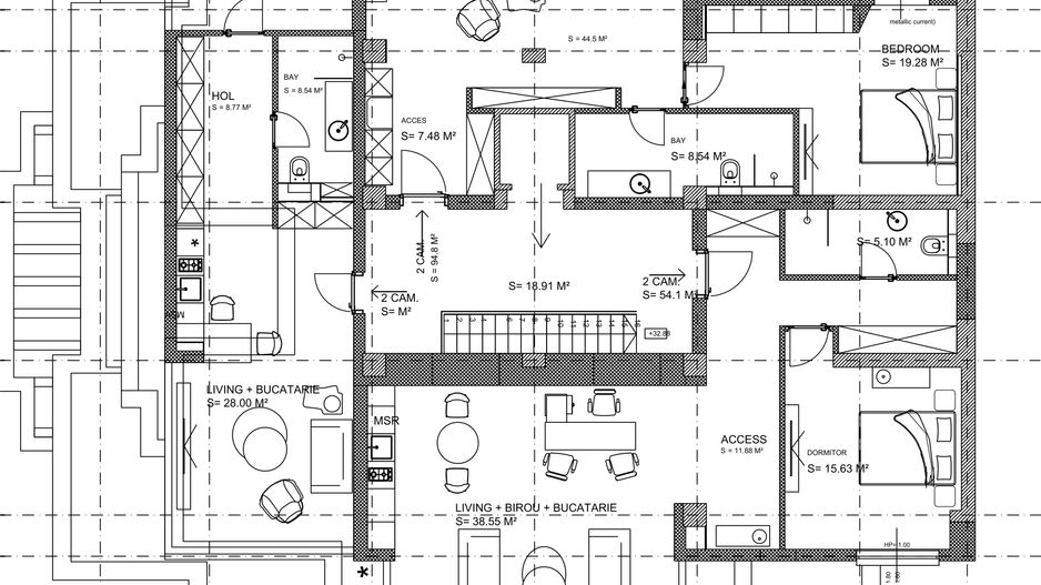 Aparthotel building Unirii B+GF+E+11 floors with 51 apartments, restaurant and SPA - Poză 67