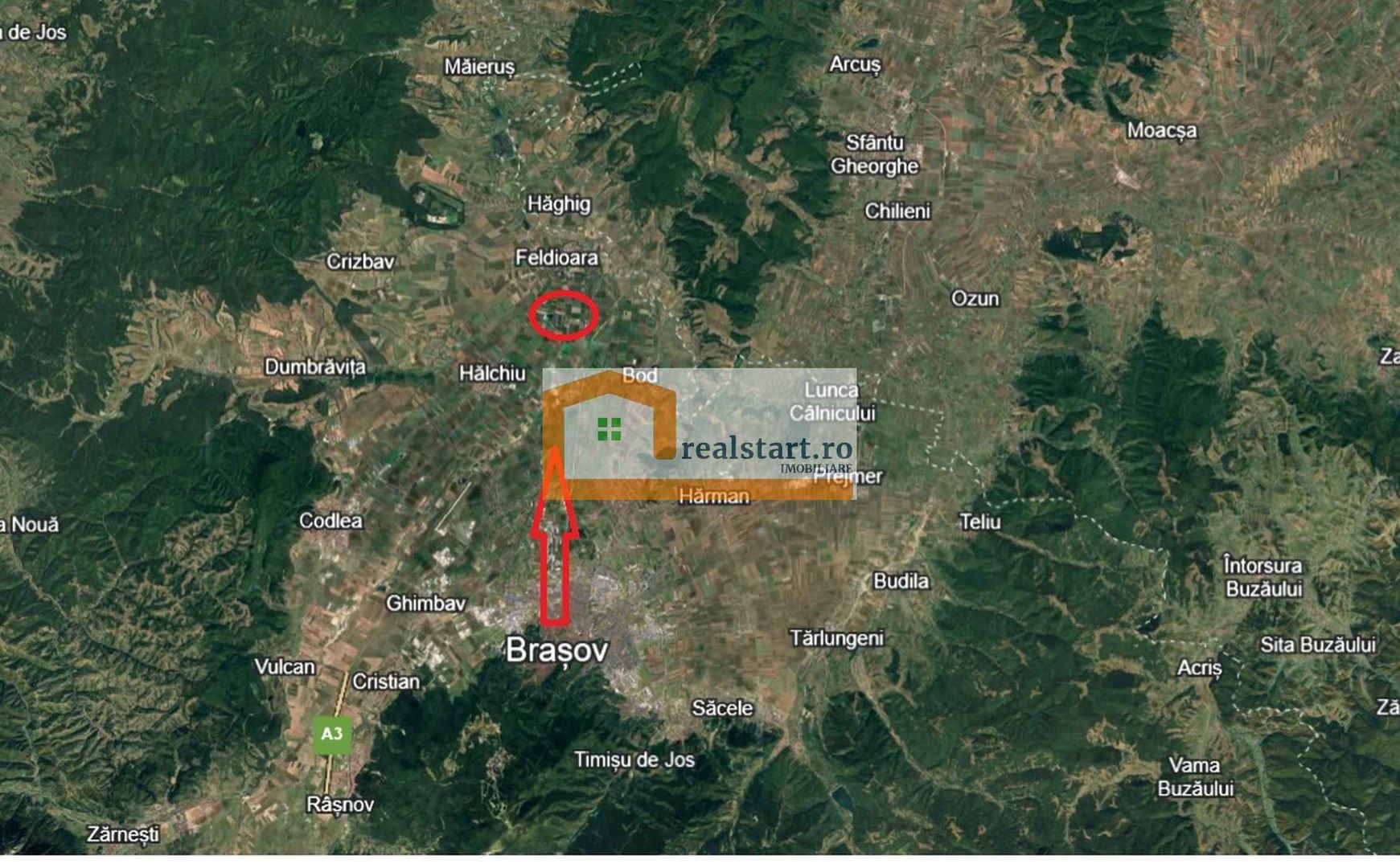 Ideal Investitie - 10HA teren industrial cu deschidere 240ml la E60 - DN13 - Poză 4