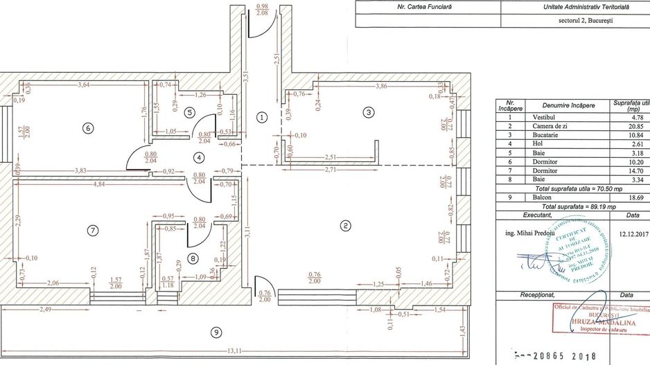 Apart 3 camere Belvedere Pipera Modelul Mare 90mp vedere panoramica - Poză 2