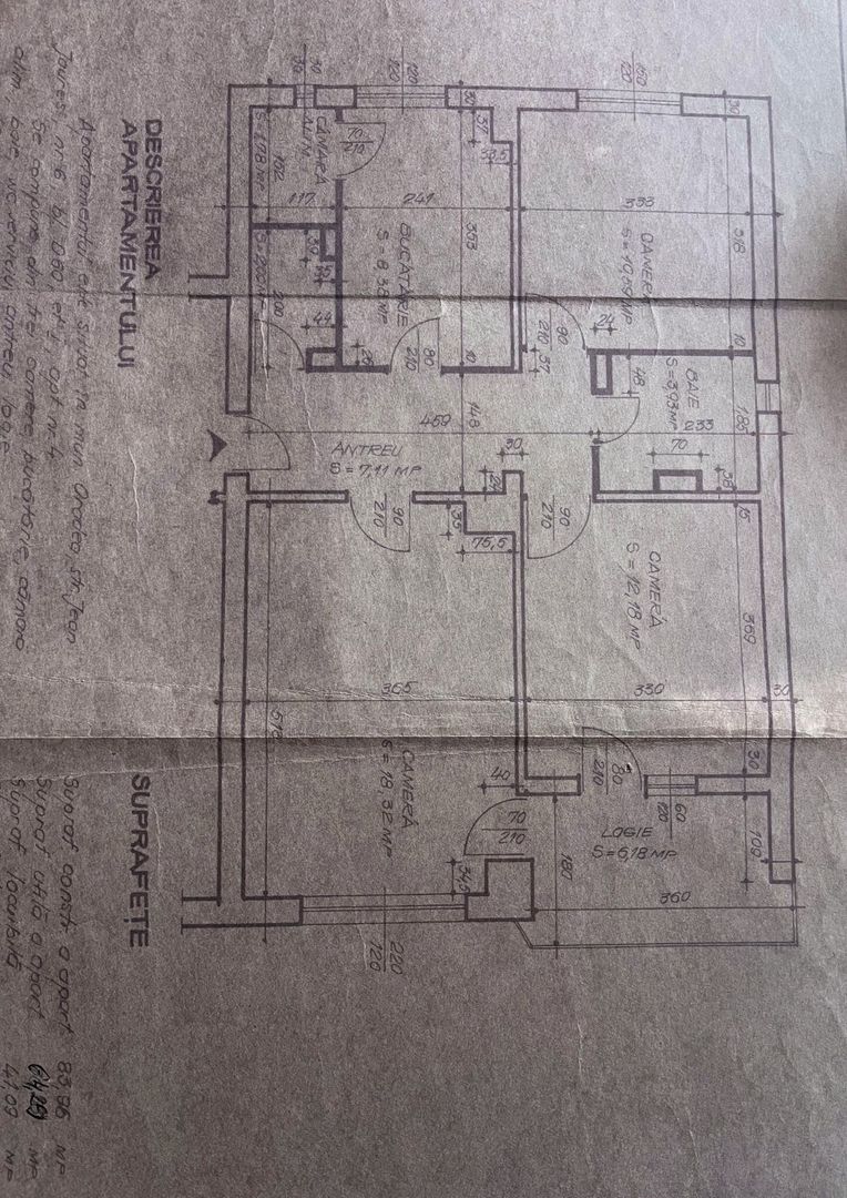 Ap cu 3 camere de vânzare | Cantemir, str. Jean Jaures | Etaj 1 - Poză 8