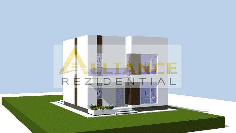 Vila individuala P+1E || 4 camere 2 bai || 451mp teren - Poză 1