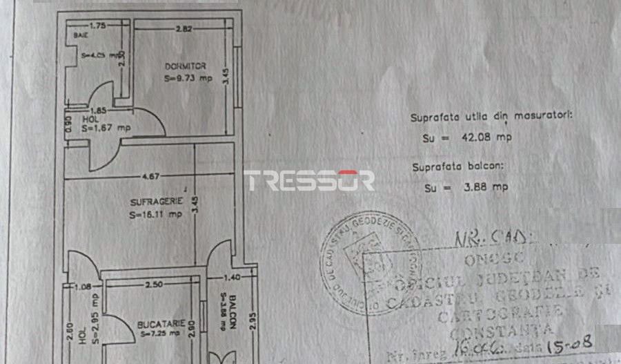 Apartament 2 camere | Palas – I.C. Brătianu | 46 mp - Schiță 13