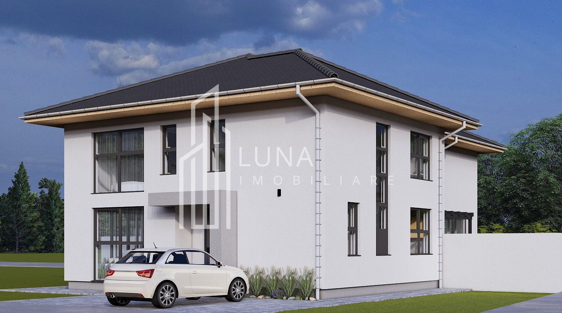 Case cuplate, P+E, 120 mp, teren 465-669 mp, predare 2026, Livezeni - Poză 3