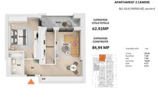 Vânzare, apartament de lux, 2 camere - zona Politehnica, București - Poză 16
