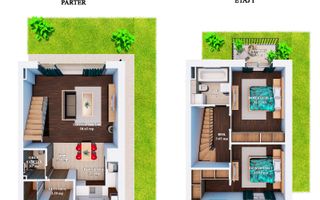 Vilă modernă 3 camere cu grădină privată – Cosmopolis - Poză 18