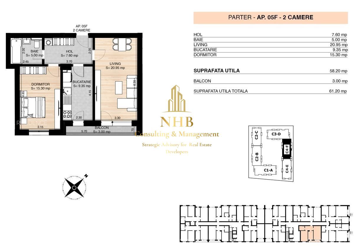COMISON 0 -Apartament de vanzare -2 CAMERE -OMV PIPERA - Poză 15