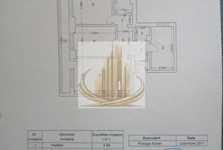 Vând apartament cu trei camere confort 1 - Poză 8