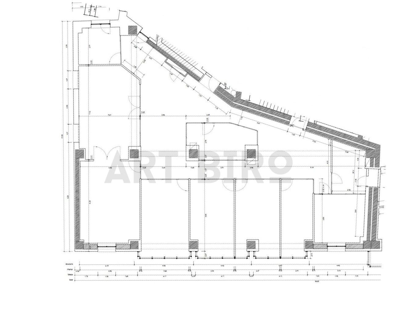 Zero comision, 310mp birou ultracentral, Universitate, 2' metrou - Schiță 16