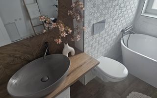 Moșnița Veche | 1/2 Duplex | 110 mp utili | Toate utilitatile|  Dormitor parter - Poză 10