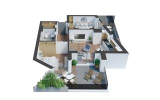 Apartament cu 2  camere-Design avangardist și confort contemporan - Poză 4