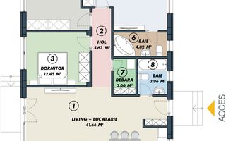 VILA INDIVIDUALA CU GRADINA SI FINISAJE MODERNE | TUNARI - Schiță 3