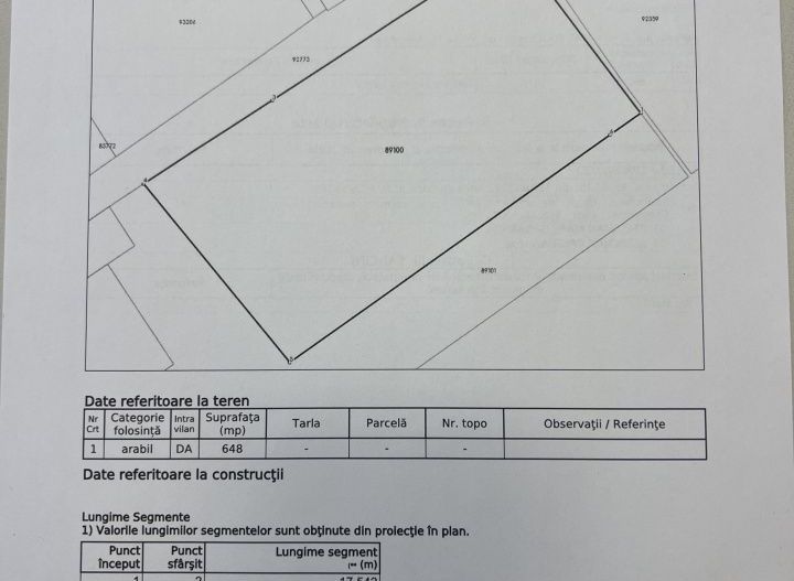 Teren 648 m2 intravilan Stefanesti Strada Armoniei - Poză 4