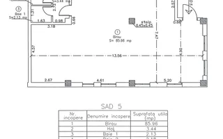 Spatiu Comercial | Open Space | 2 Locuri de Parcare | Comision 0 - Schiță 15