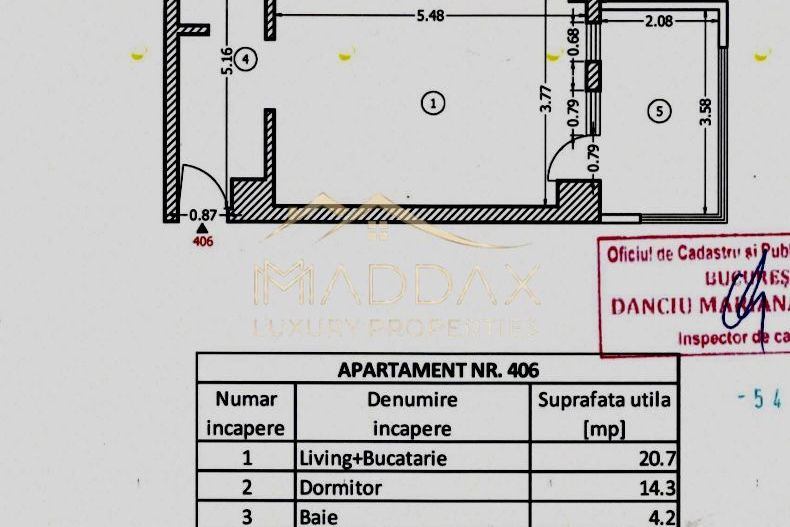 Apartament 2 camere**mobilat LUX//Central - Poză 24