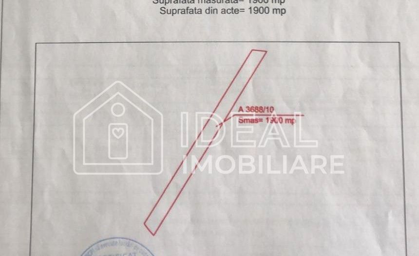 Teren 1.900 mp cu acces drum – oportunitate dezvoltare imobiliară, Sibiu - Poză 3