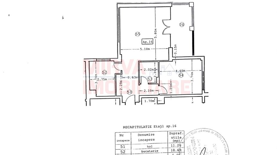 Apartament 2 camere, 87,35 mp, etaj 1, Belize Residence – Pantelimon - Schiță 25