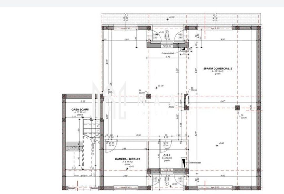 Spatiu Comercial | Open-space | 4 locuri de parcare | 93MPU | Arhitectilor - Poză 1