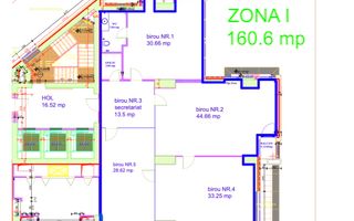 Spatiu de birou Baneasa 160 mp - Schiță 10