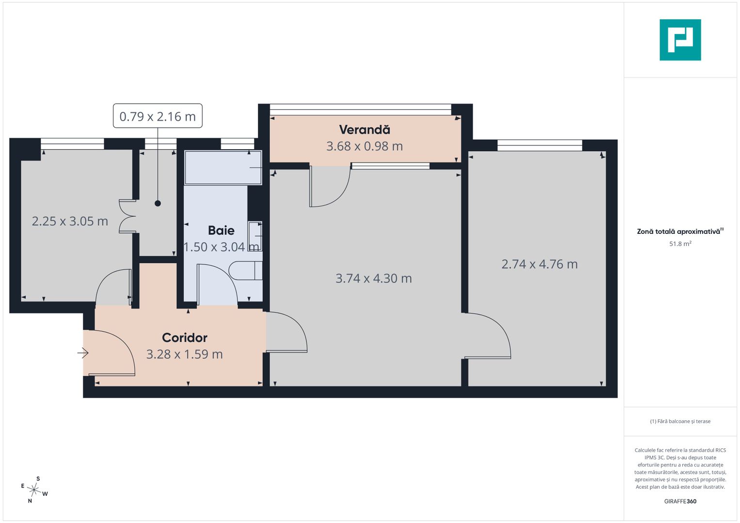 Apartament 2 camere – Rogerius - Poză 8