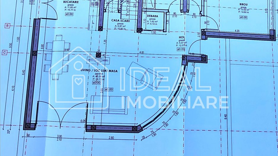Casa Individuala Moderna cu 5 camere si 668 mpu curte, in Cristian - Schiță 7