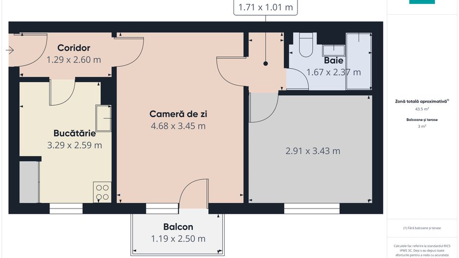 Apartament luminos, ideal în Complex Studențesc - Poză 6