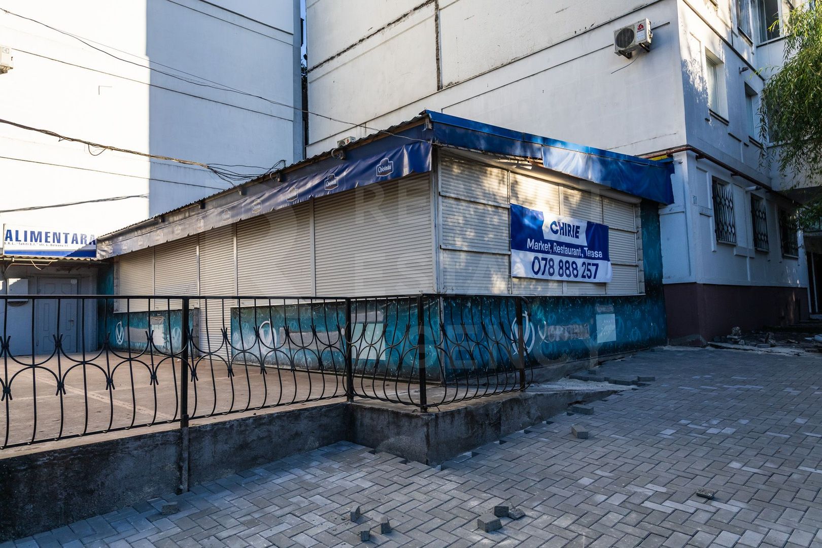 Chirie, spațiu comercial cu terasa, str. Liviu Deleanu, Buiucani - Poză 1