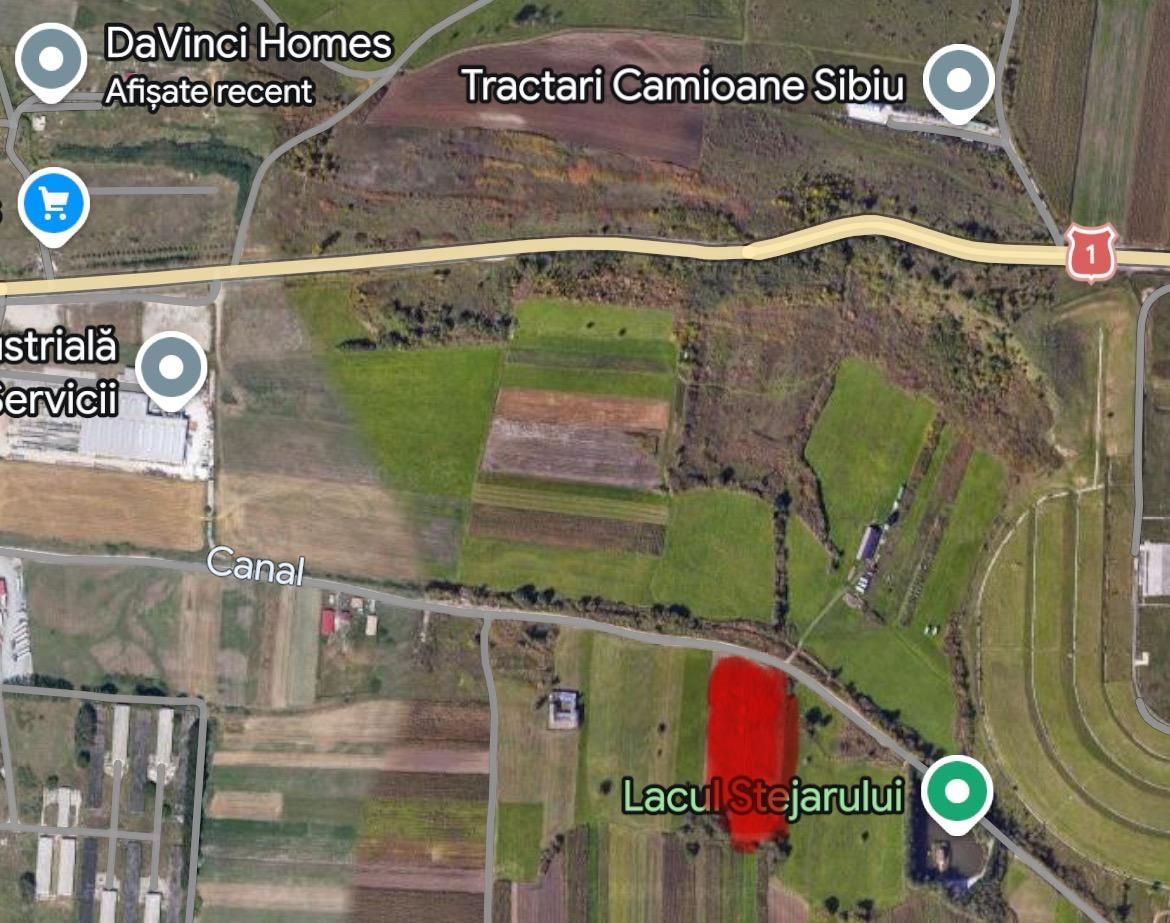 Teren 4.500 mp în Cristian – acces direct la drum național - Poză 3