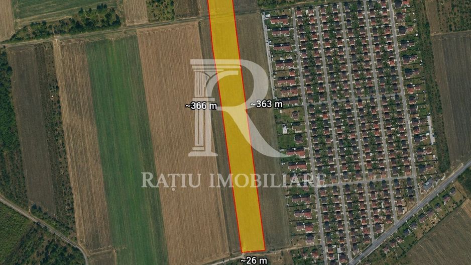 TEREN INTRAVILAN DE VÂNZARE – PALEU | BIHOR - Poză 1
