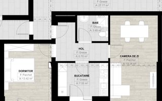 2 camere - etaj 2 -Bloc Nou- Incalzire in pardoseala - Parcare - Poză 2