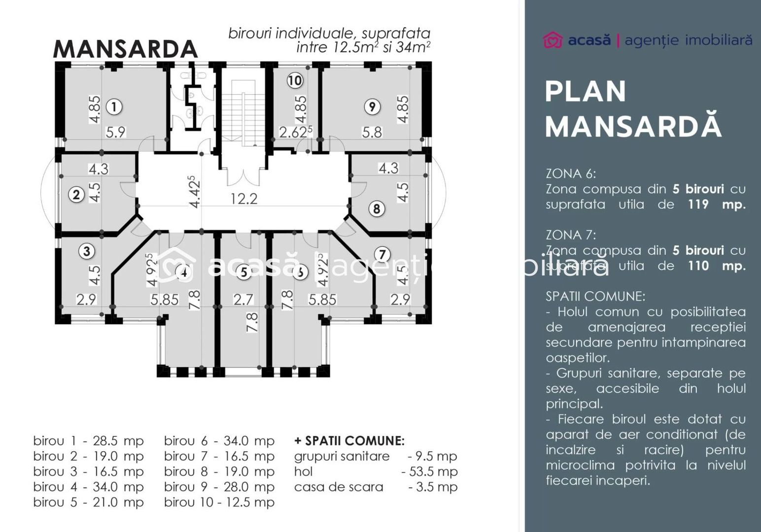Birouri de închiriat in cladire simbol - Poză 12