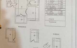 Apartament 3 camere în vilă interbelică + mansardă proprie, ultraliniștit - Poză 15