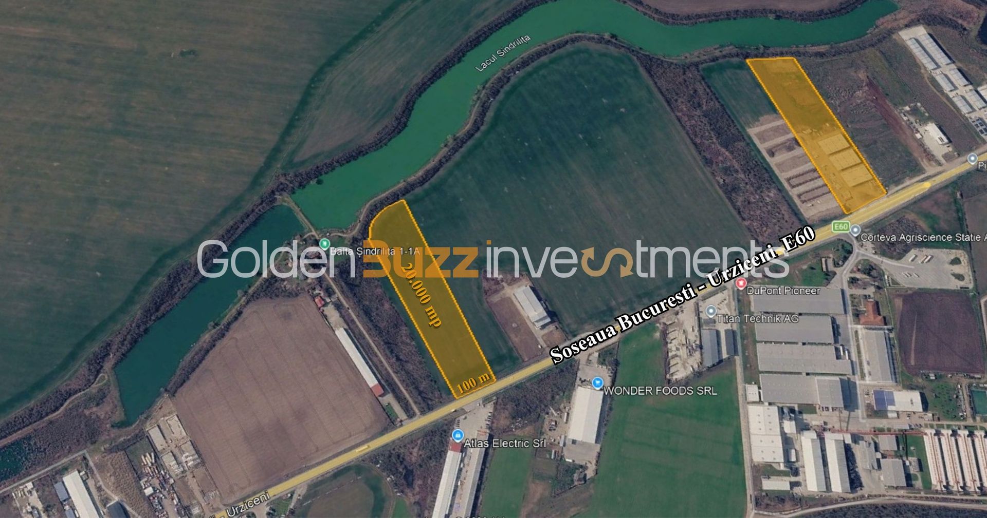 20.000 mp la DN2 Afumați – teren pentru depozit / hală /parc logistic - Poză 4