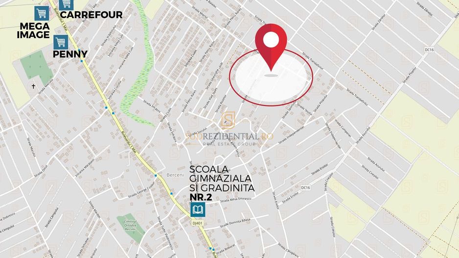 Lot de teren de vanzare, Comuna Berceni, 300 mp, locatie excelenta - Poză 1